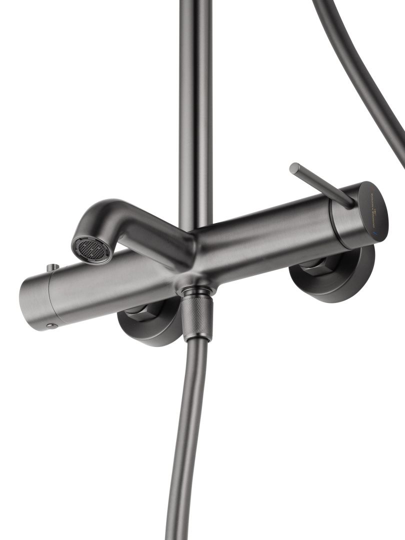 Приобрести душевая система wonzon & woghand stick, темный графит (ww-88739017-bgm)