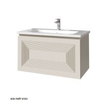 Caprigo Тумба с раковиной MODO Quarta 80 см, светло бежевая 35713 1