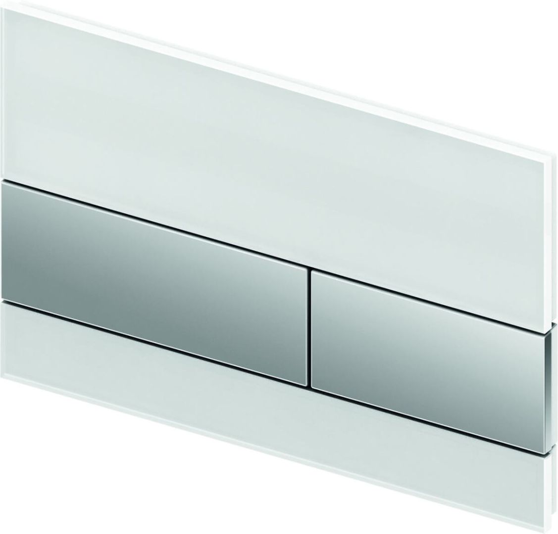 Приобрести tece кнопка смыва square для инсталляции, белая матовая\сатин 9240801