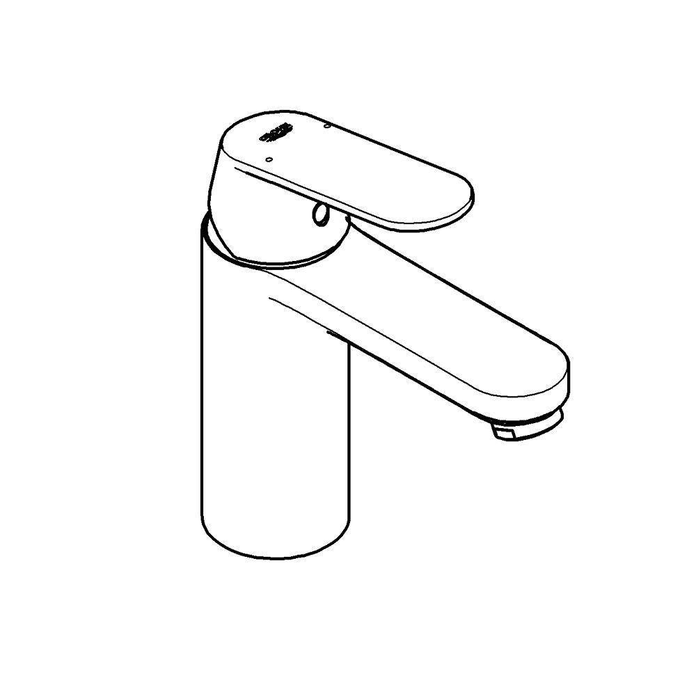 Приобрести смеситель для раковины grohe eurosmart cosmopolitan, хром 23327000