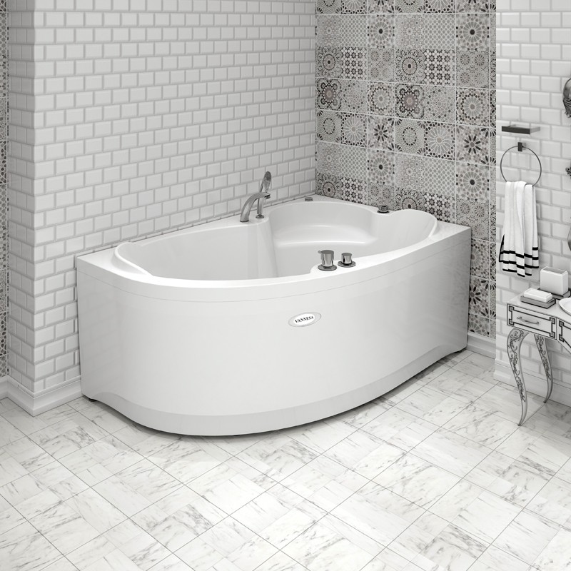 Приобрести радомир акриловая ванна ирма 149x96 см l ( комплект каркас )