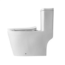 Comforty Унитаз компакт, моноблок CF3C6327P, тонкое сиденье дюропласт с микролифтом, белый глянец