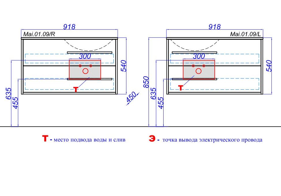 Приобрести тумба подвесная с раковиной aqwella miami 90 см mai.01.09/l, белый/беленый дуб