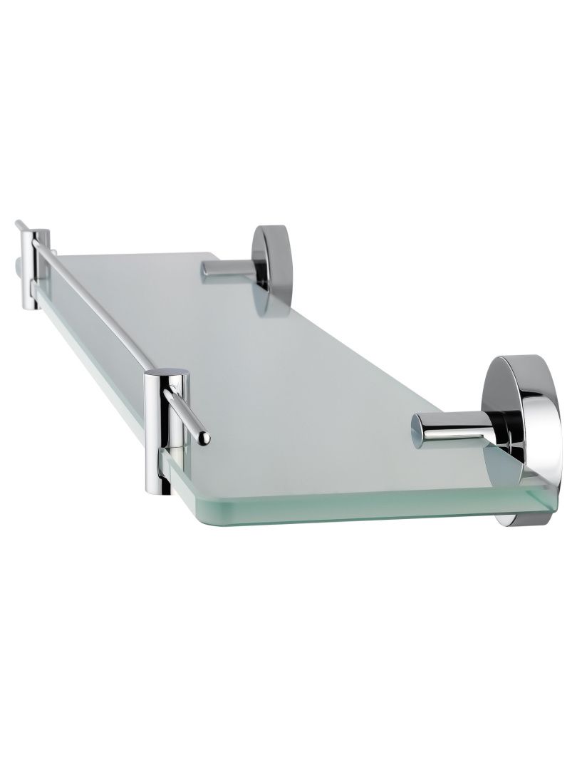 Приобрести стеклянная полка для ванной wonzon & woghand easy, хром (ww-8127)