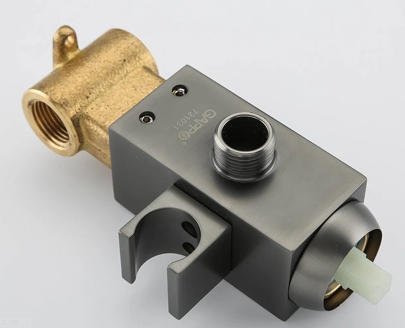 Приобрести gappo смеситель с гигиеническим душем g7217-9, оружейная сталь 41972