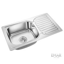 Emar Кухонная мойка 76х42 см, хром EMAR 5060L