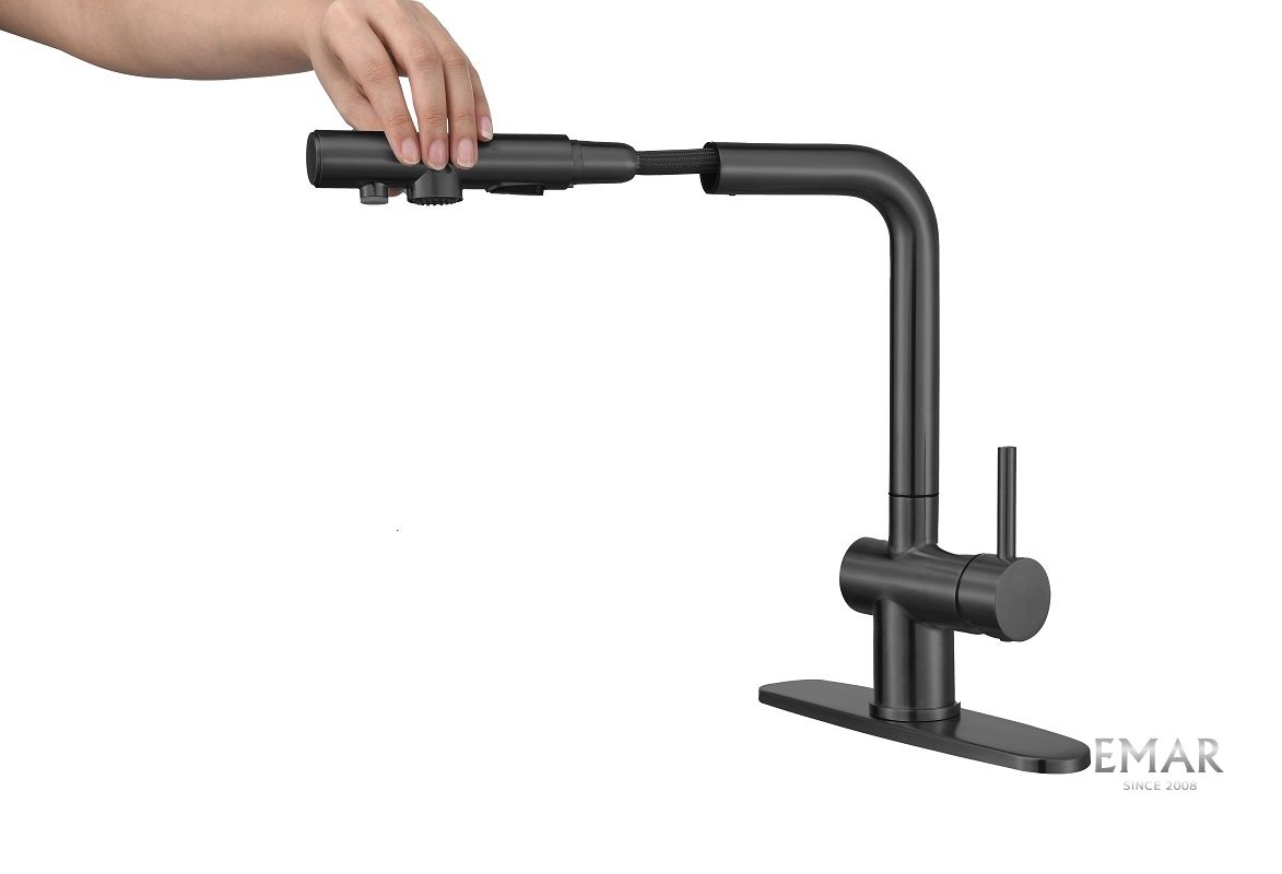 Приобрести emar смеситель для кухни, черный есв 7020 black