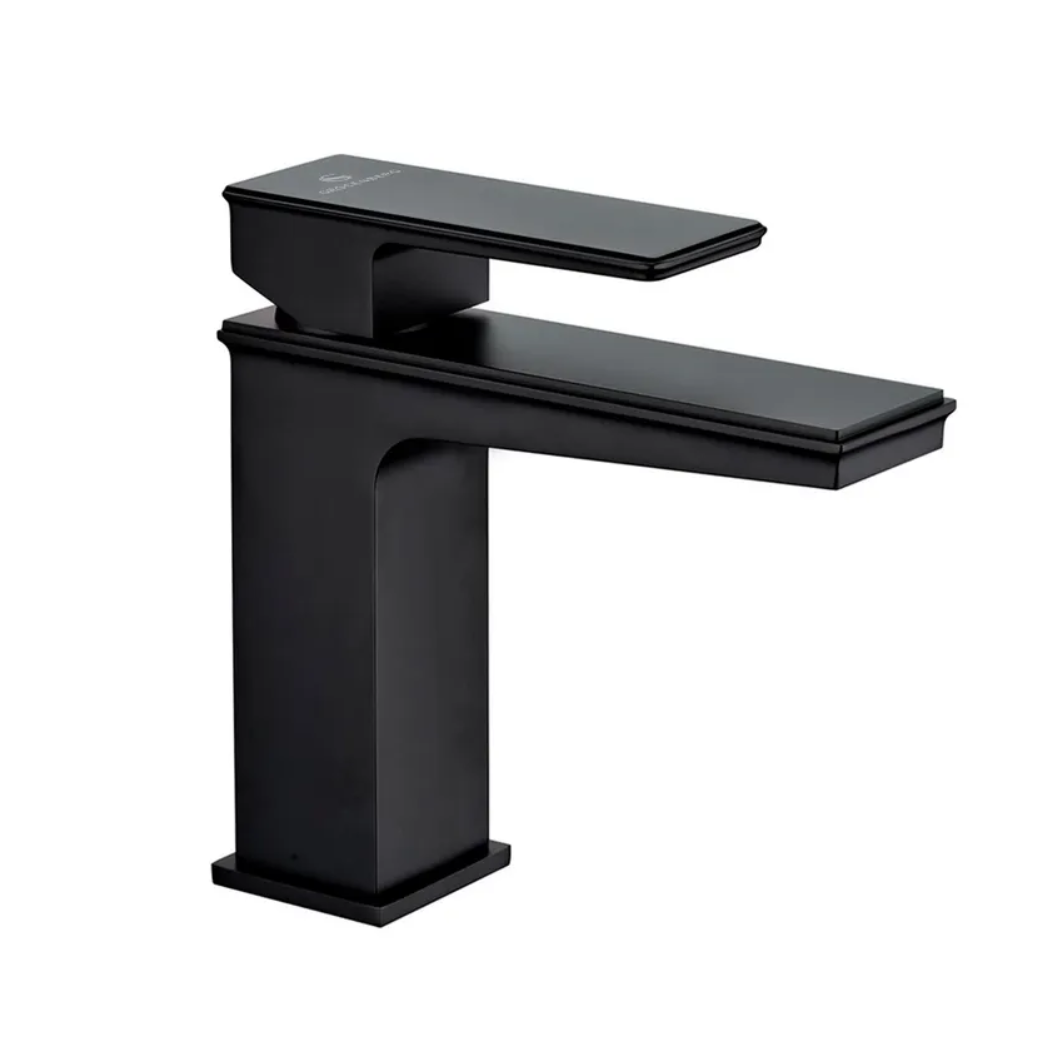 Приобрести grocenberg смеситель для раковины, черный матовый gb2088bl