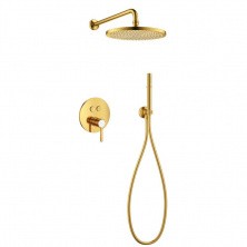 CEZARES Душевая система ECO, Брашированное золото ECO-DSET-BORO