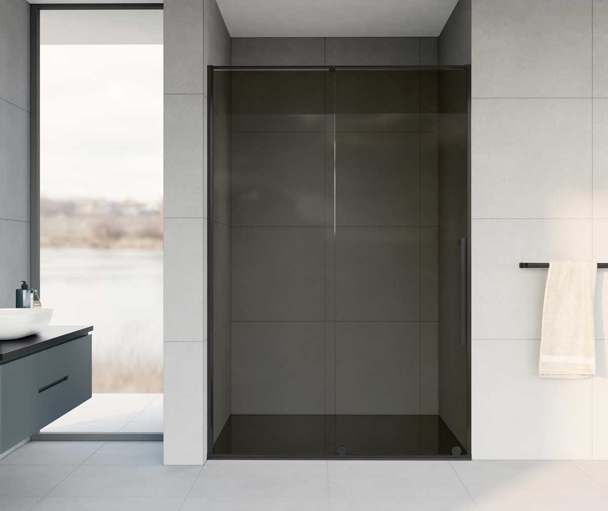 Приобрести vincea душевая дверь arno 120 см, тонированное, черное vps-1a120cgb