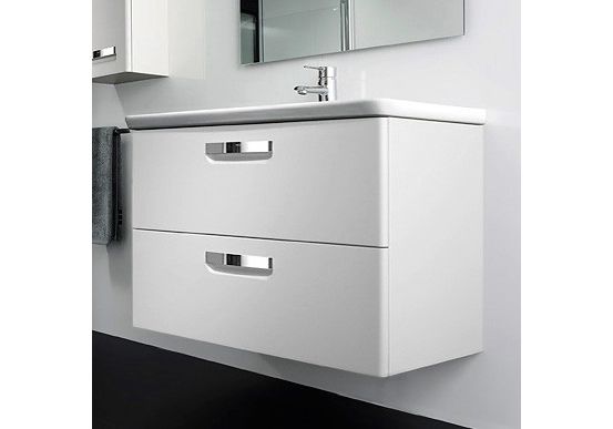 Приобрести тумба подвесная roca gap с раковиной 70 см, белый матовый z.ru93.0.273.3; 7.3274.7.100.0