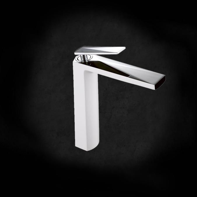 Приобрести boheme смеситель для раковины venturo, высокий, белый\хром 372-w