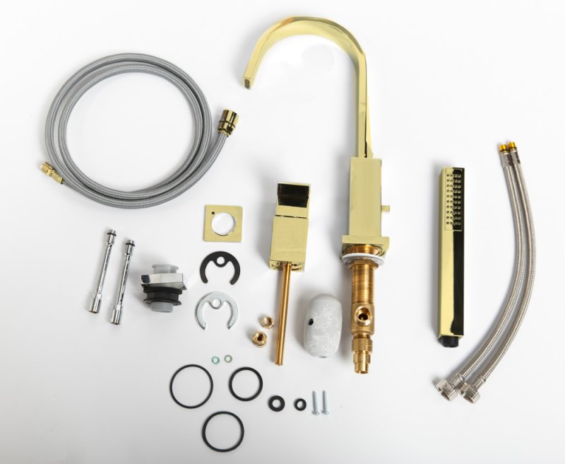 Приобрести cezares смеситель на борт ванны unika, 3 отверстия, золото unika-bvd3-03/24