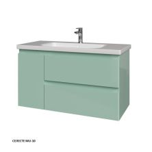 Caprigo Тумба с раковиной FORTE 100 см, левая, селесте