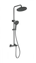 Душевая система с термостатом WONZON & WOGHAND MUSE Corno, Темный графит (WW-B2091-A-BGG)