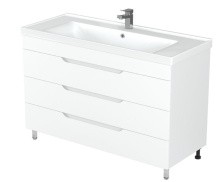 Mirsant Тумба напольная SOHO Quadro 120 см с раковиной Deep 120 УТ000089884