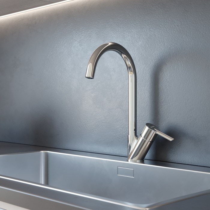 Приобрести iddis смеситель для кухни kitchen line 338мм, хром k11sb0ji05