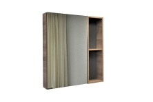 Сomforty Зеркало-шкаф "Дуэт-75" дуб натуральный