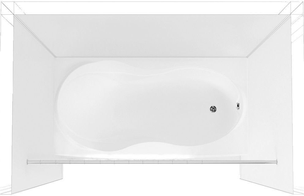 Приобрести aquanet карниз для ванны прямой 150 см