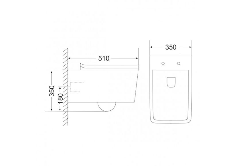Приобрести подвесной унитаз безободковый sole soho с крышкой микролифт