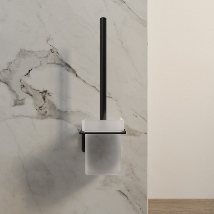 Приобрести iddis ёршик для унитаза slide 336мм, черный матовый slibsg0i47