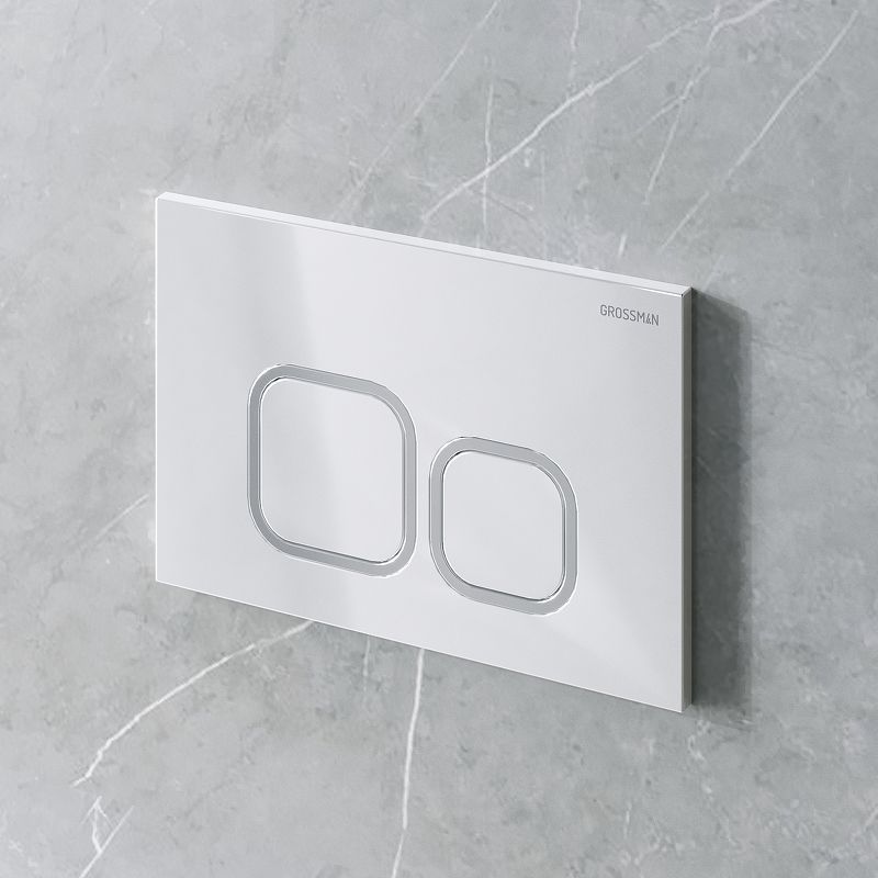 Приобрести grossman клавиша смыва cosmo, белый глянцевый\хром 700.k31.02.000.000
