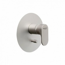 Kerama Marazzi Смеситель для душа скрытого монтажа Ole, с дивертором на два потока, атласный титан 69470EKM.M0.070