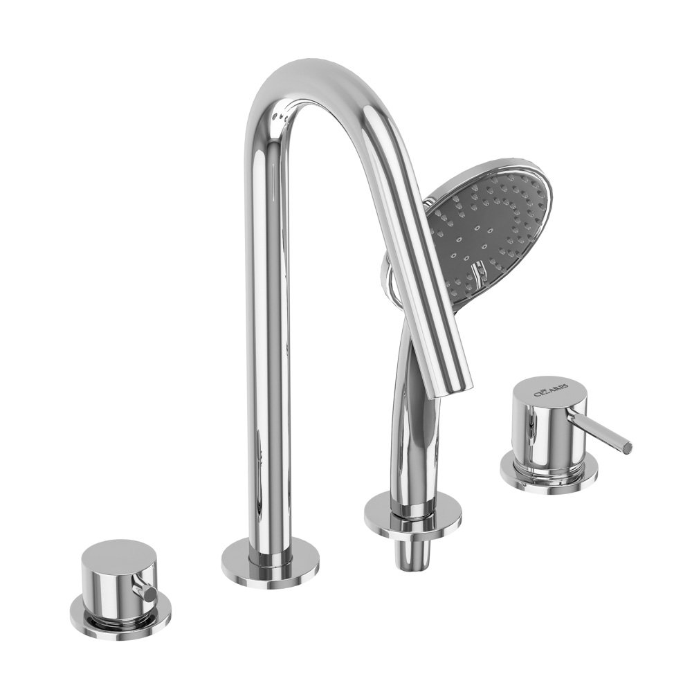 Приобрести cezares смеситель на борт ванны leaf-bvdm4-l-01