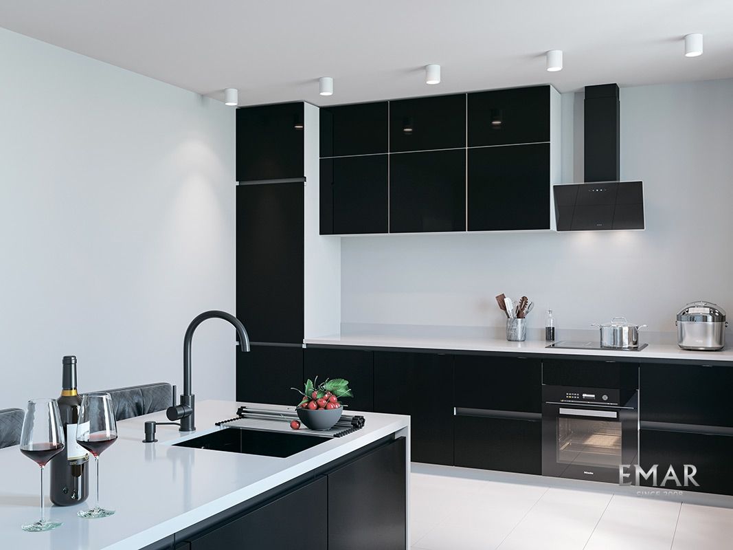 Приобрести emar смеситель для кухни, графит ecb - 3004 pvd dark