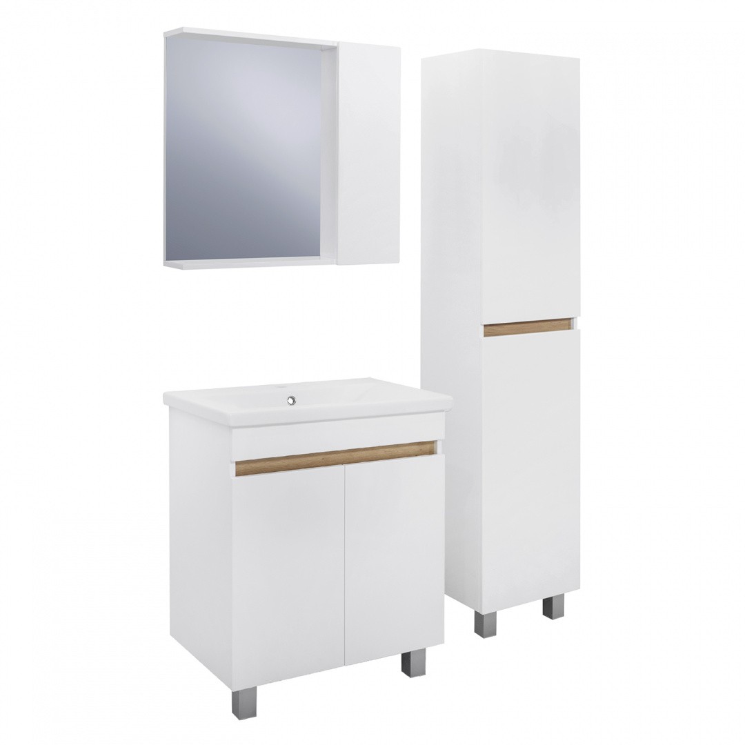 Приобрести зеркало шкаф sydney 70 см. универсальный