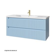 Caprigo Тумба с раковиной TERMIN-Smalty STRIPE 120 см, голубая, эмаль
