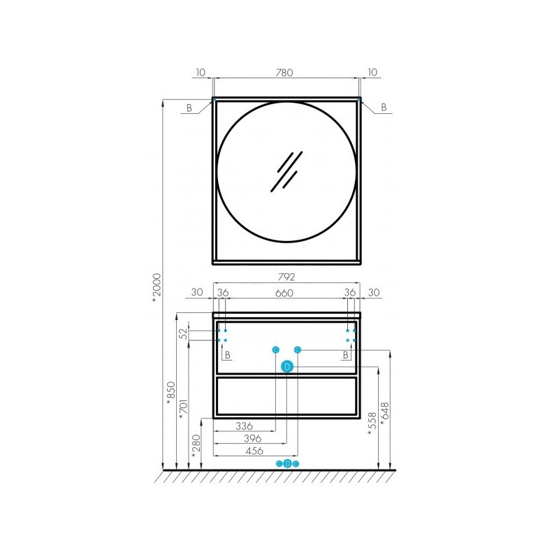 Приобрести акватон тумба-умывальник лофт фабрик 80 с раковиной viktoria nord unik, дуб эндгрейн