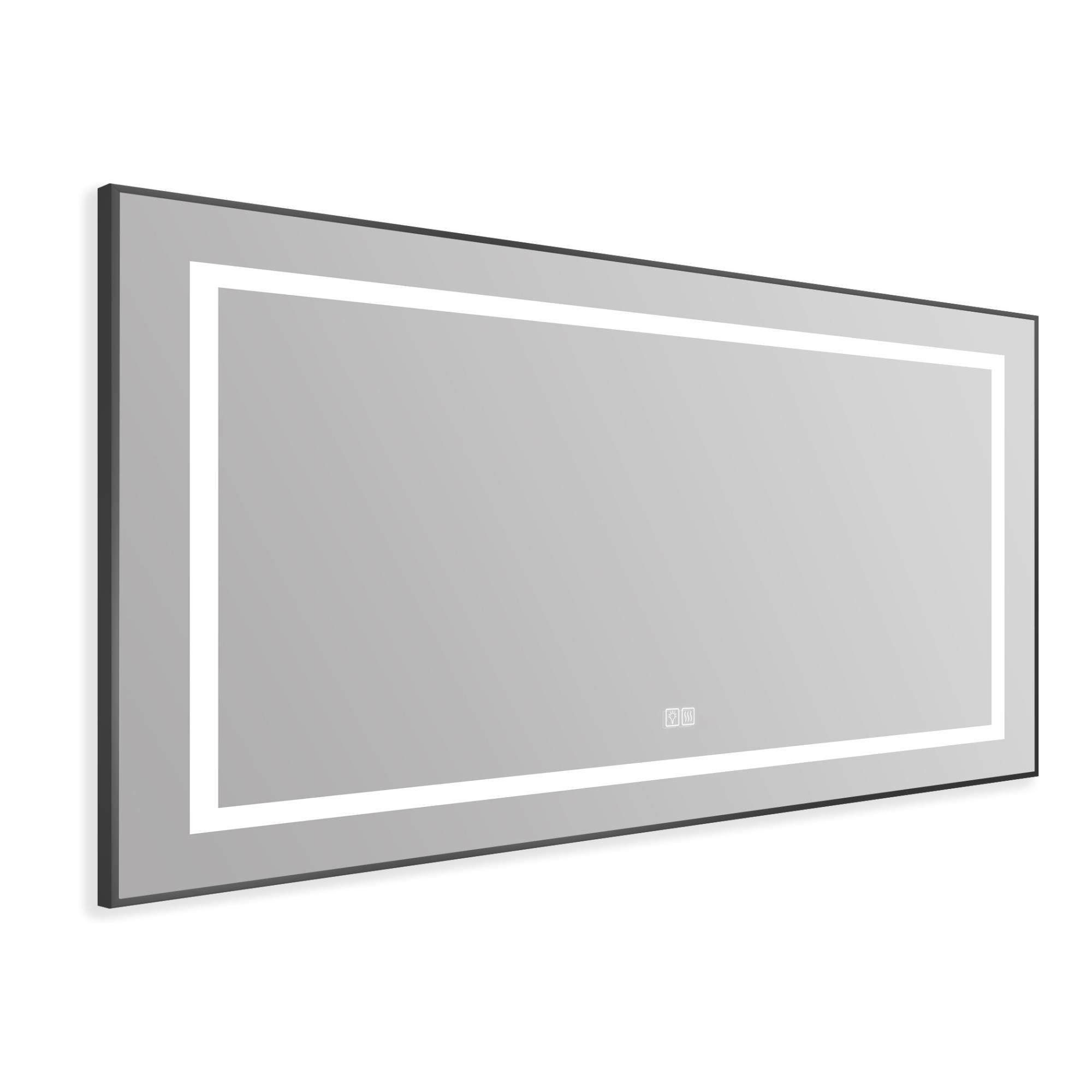 Приобрести belbagno зеркало 108,5х68,5 см spc-kraft-1085-685-tch-warm-nero