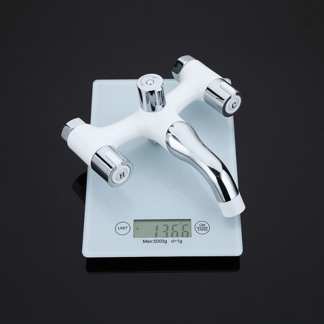 Приобрести gappo смеситель для ванны и душа g3249, белый\хром 85251