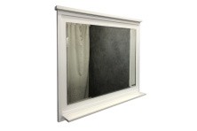 Сomforty Зеркало "Феррара-100" белый глянец