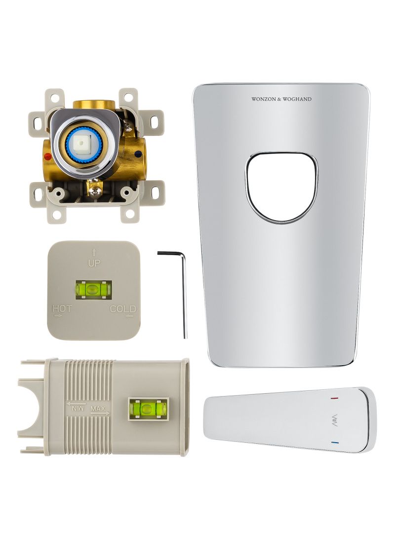 Приобрести смеситель для душа встраиваемый wonzon & woghand athens, хром (ww-084700-cr)
