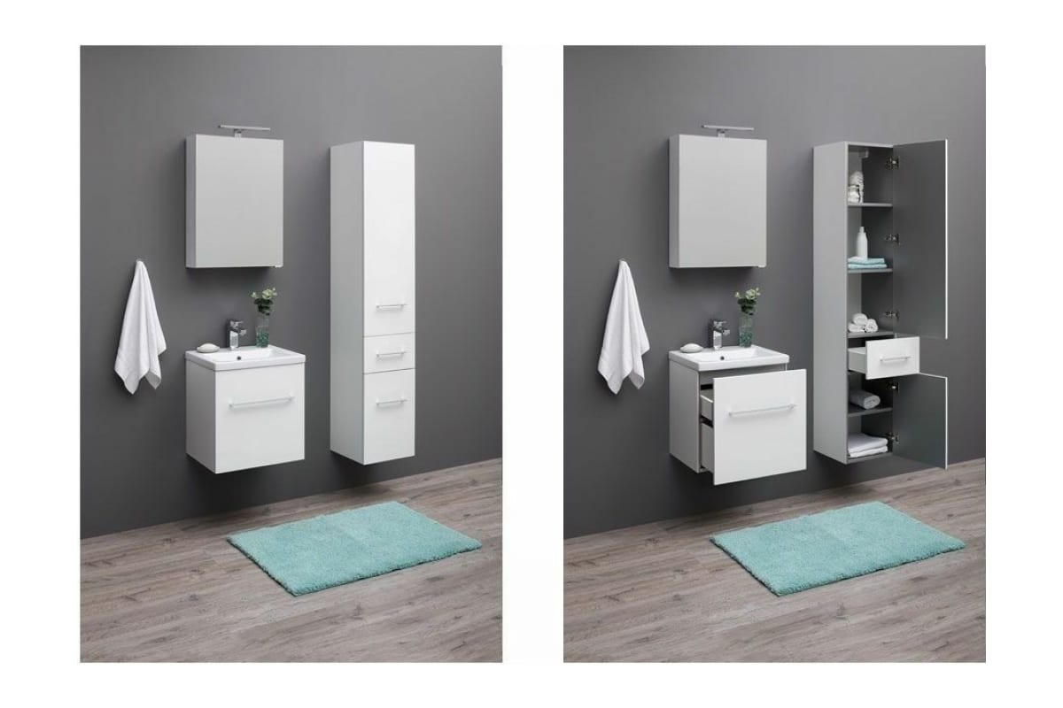 Приобрести aquanet пенал порто 35 см, белый