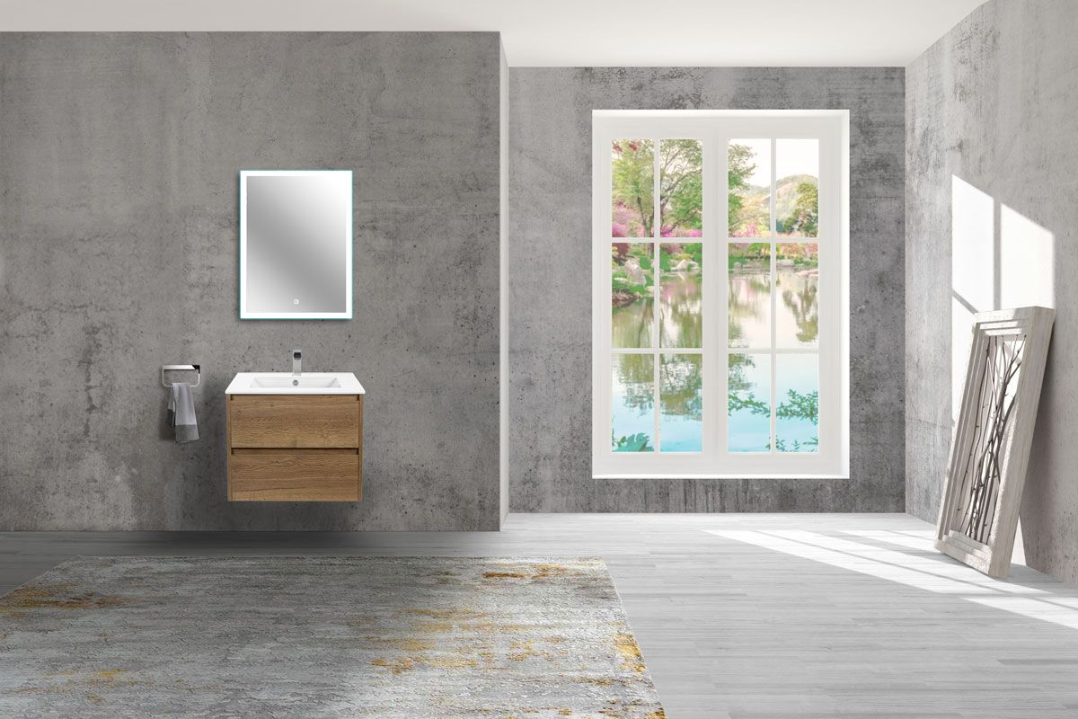 Приобрести vincea тумба подвесная gio 60 см, дуб табак с белой раковиной vmc-2g600to;vbs-13960