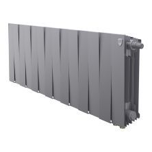 Royal Thermo Радиатор биметаллический Pianoforte 300 /Silver Satin ( серебристый ) VDR80 - 14 секц.