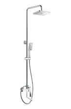 Душевая система ViEiR, Chiaro 870 мм, белый\хром V333562F