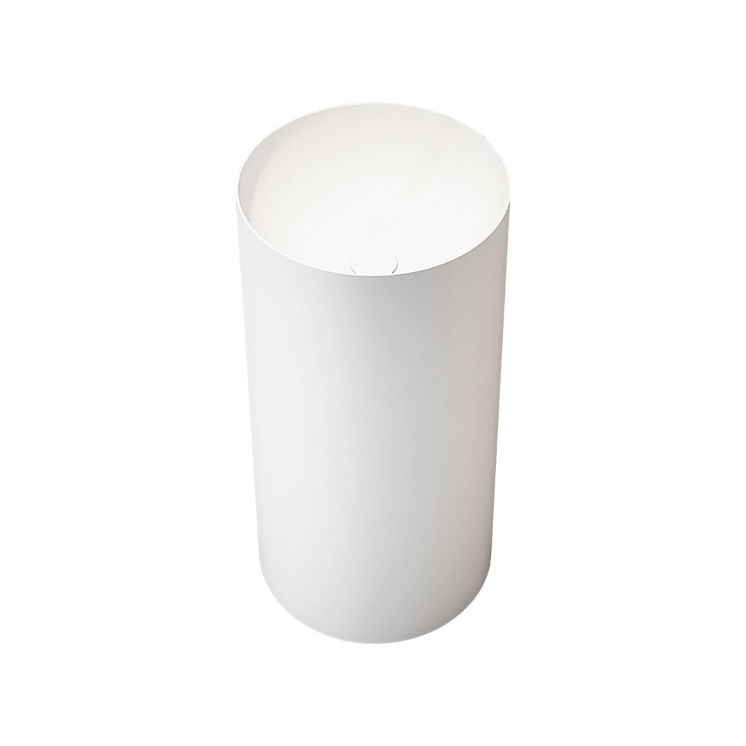 Приобрести vincea раковина напольная solid surface 40х40 см, белая матовая vbs-6sp01mw