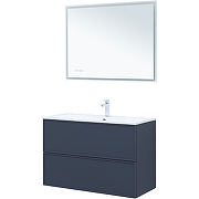 Приобрести aquanet тумба с раковиной арт 100 см, маренго