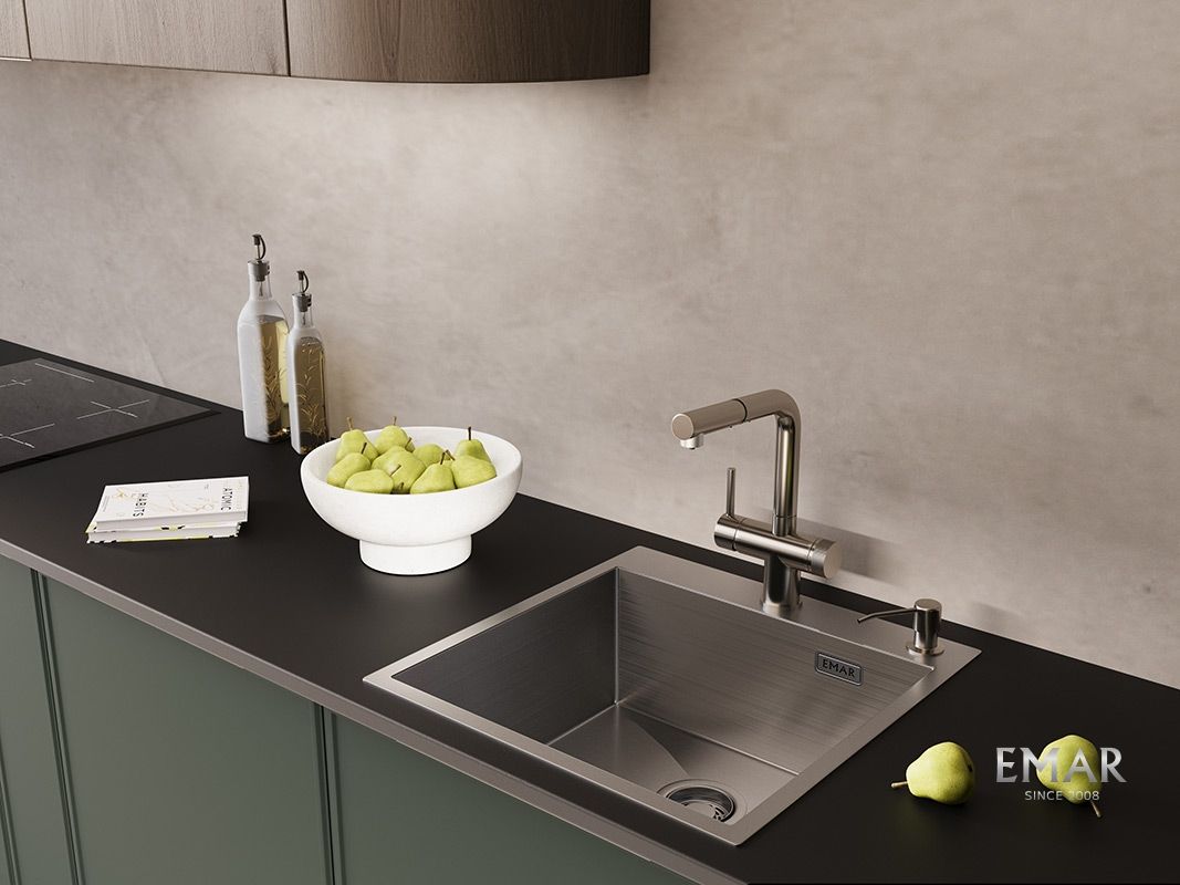 Приобрести emar смеситель для кухни, сатин ес - 7026 satin