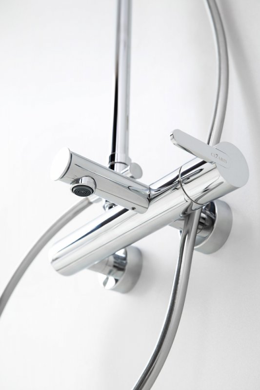 Приобрести cezares душевая система leaf, хром leaf-cvda-30