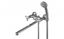 LEMARK Смеситель для ванны Plus Spirit, двухвентильный, хром LM1951C