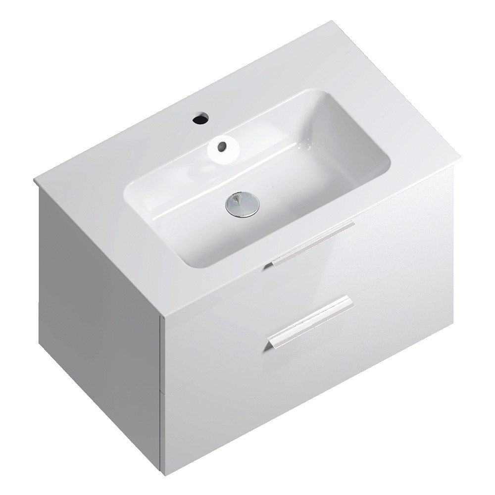 Приобрести тумба подвесная с раковиной kerama marazzi piano 75 см, белый