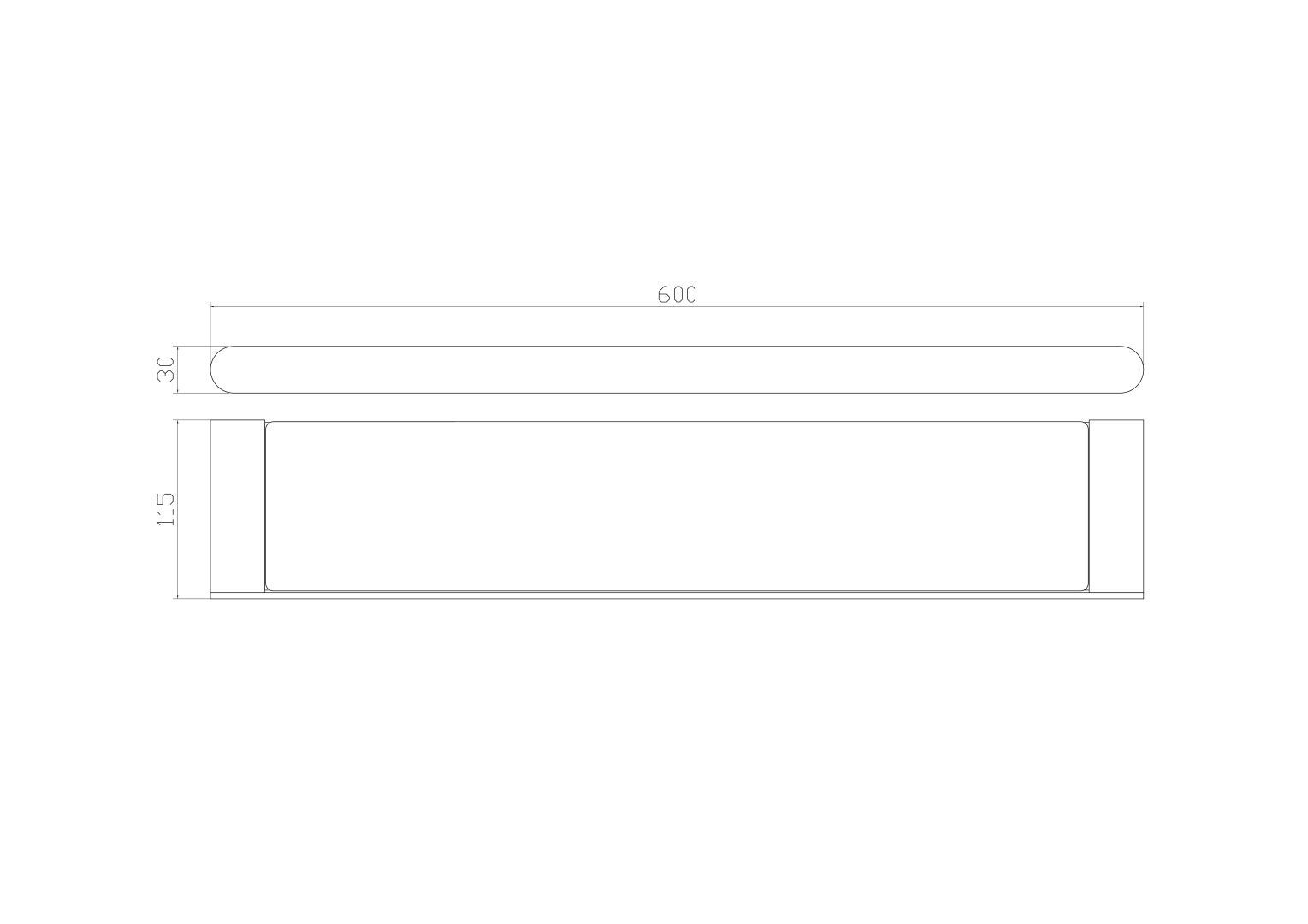 Приобрести стеклянная полка для ванной wonzon & woghand carbon, черный (ww-7727)