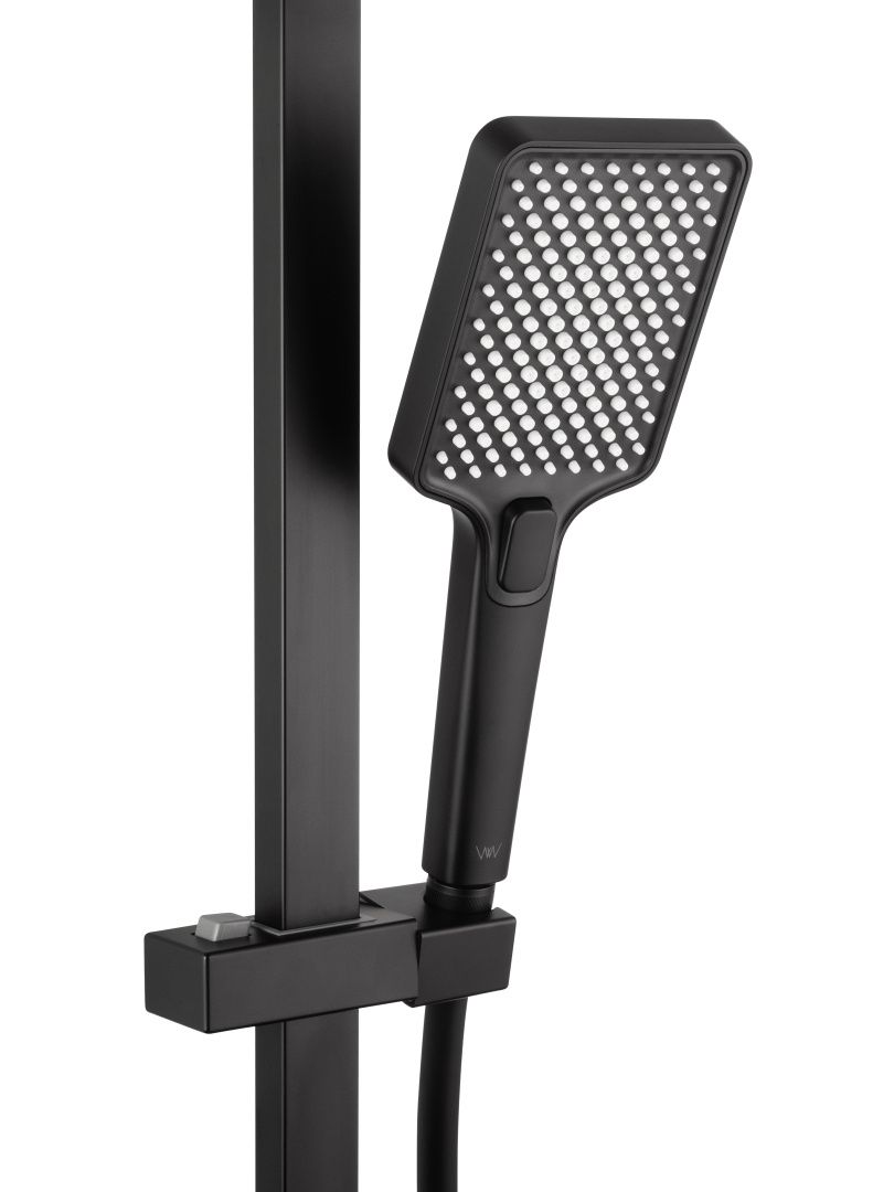 Приобрести душевая система wonzon & woghand diamond, черный матовый (ww-88739011-mb)