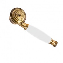 CEZARES Душевая лейка, бронза\белый CZR-D1FC2-02-Bi