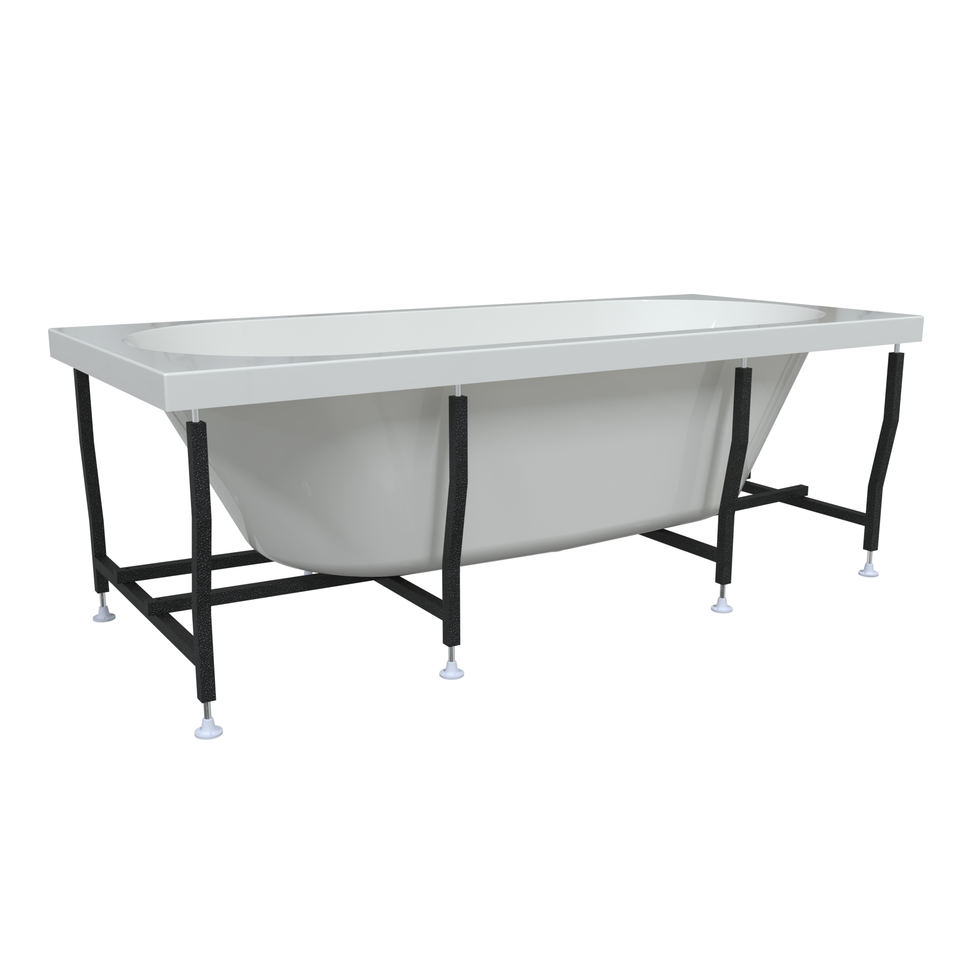 Приобрести акриловая ванна радомир вальс 180x80 см ( комплект каркас и слив )